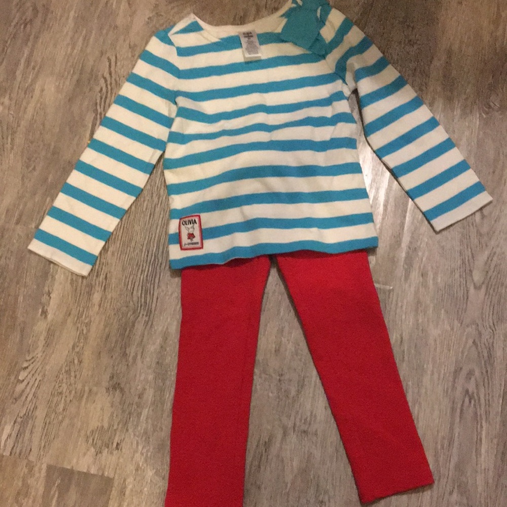 Olivia for Gymboree Red White and Blue Sz 3T 💙❤️